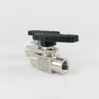 SS female threaded end gas ball valve price China supplier NAI-LOK