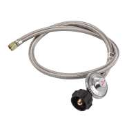 Stainless Steel Braided Low Pressure Propane Gas Regulator with Hose