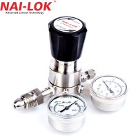 Stainless Steel regulator for hydrogen gas provide stable pressure control