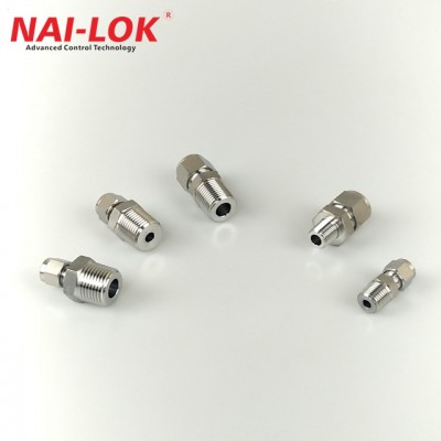 Tube fittings stainless steel Swagelok type compression Union fitting