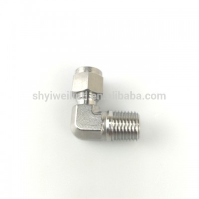 stainless steel elbow male thread adapter fittings