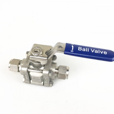 3 PCS Instrumentation Stainless steel 316 Ball Valve for special gases