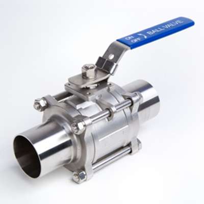 3PCS Stainless Steel 316 ball valve for gas media with high quality from China supplier